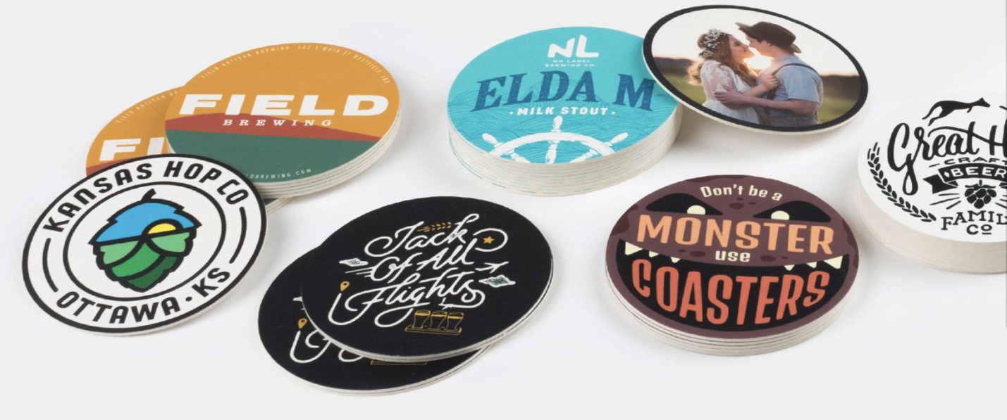 Create Your Own Custom Printed Coasters for U.S. Events & Gifts 🎁🍷